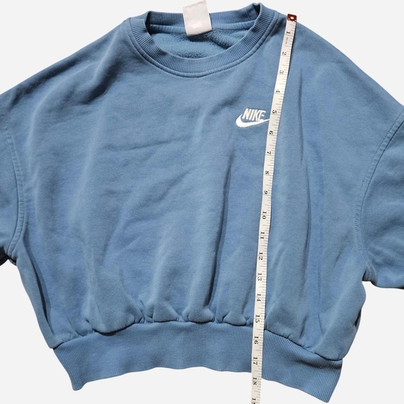 Nike Blue Crewneck Sweatshirt - Picture 6 of 8